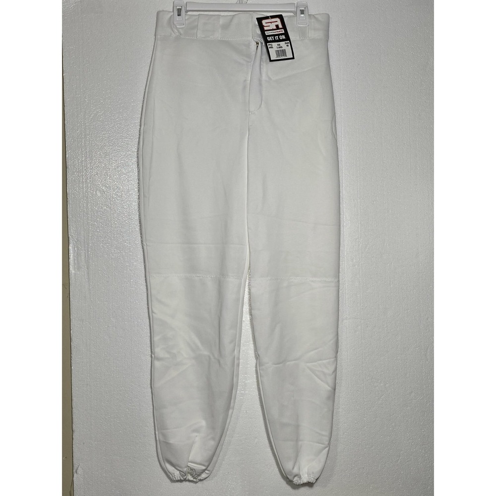 Southern Athletic Baseball Pants White Elastic Cuff Athletic Sports Pants XL NWT